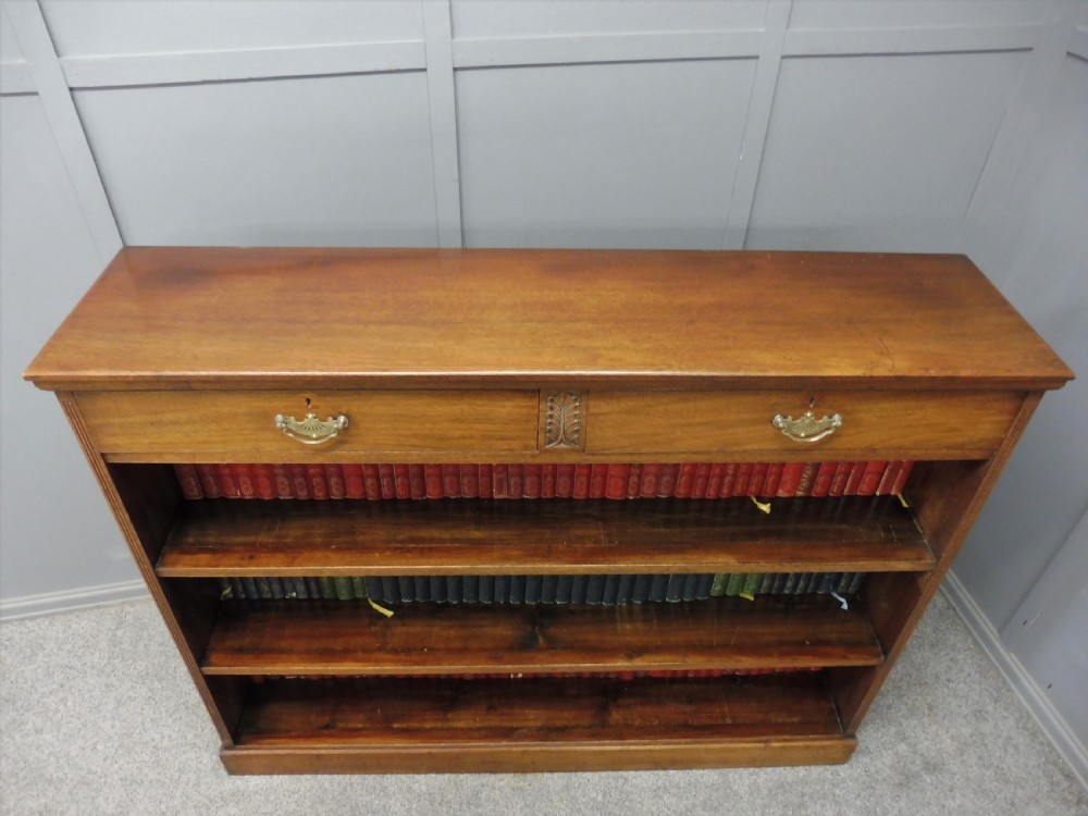 LATE 19TH CENTURY WALNUT BOOKCASE View V