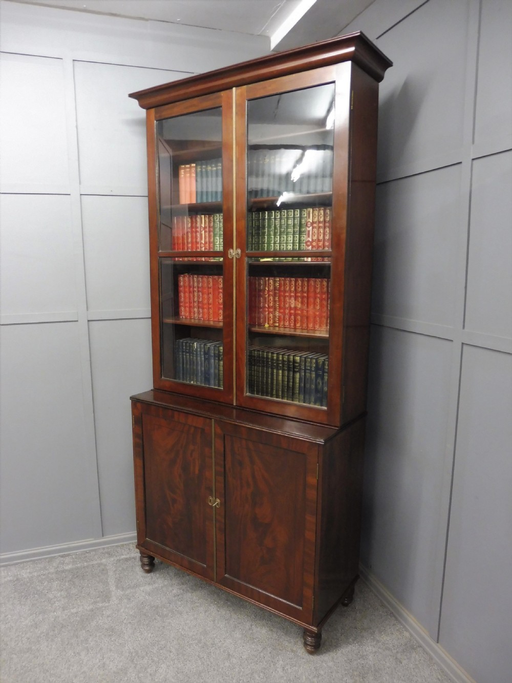 REGENCY PERIOD BOOKCASE CIRCA 1820