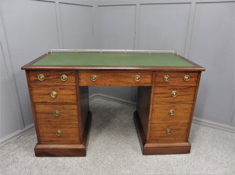 MAHOGANY DESK BY GILLOW AND CO View II