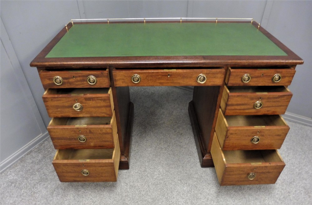 MAHOGANY DESK BY GILLOW AND CO View VII