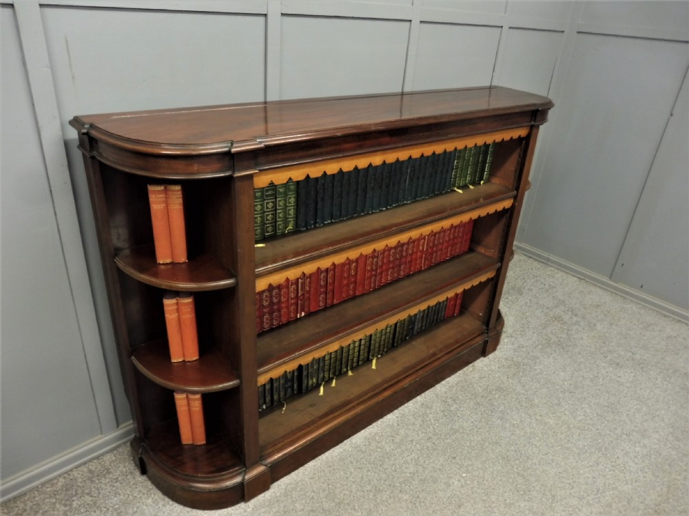VICTORIAN MAHOGANY BOOKCASE View V