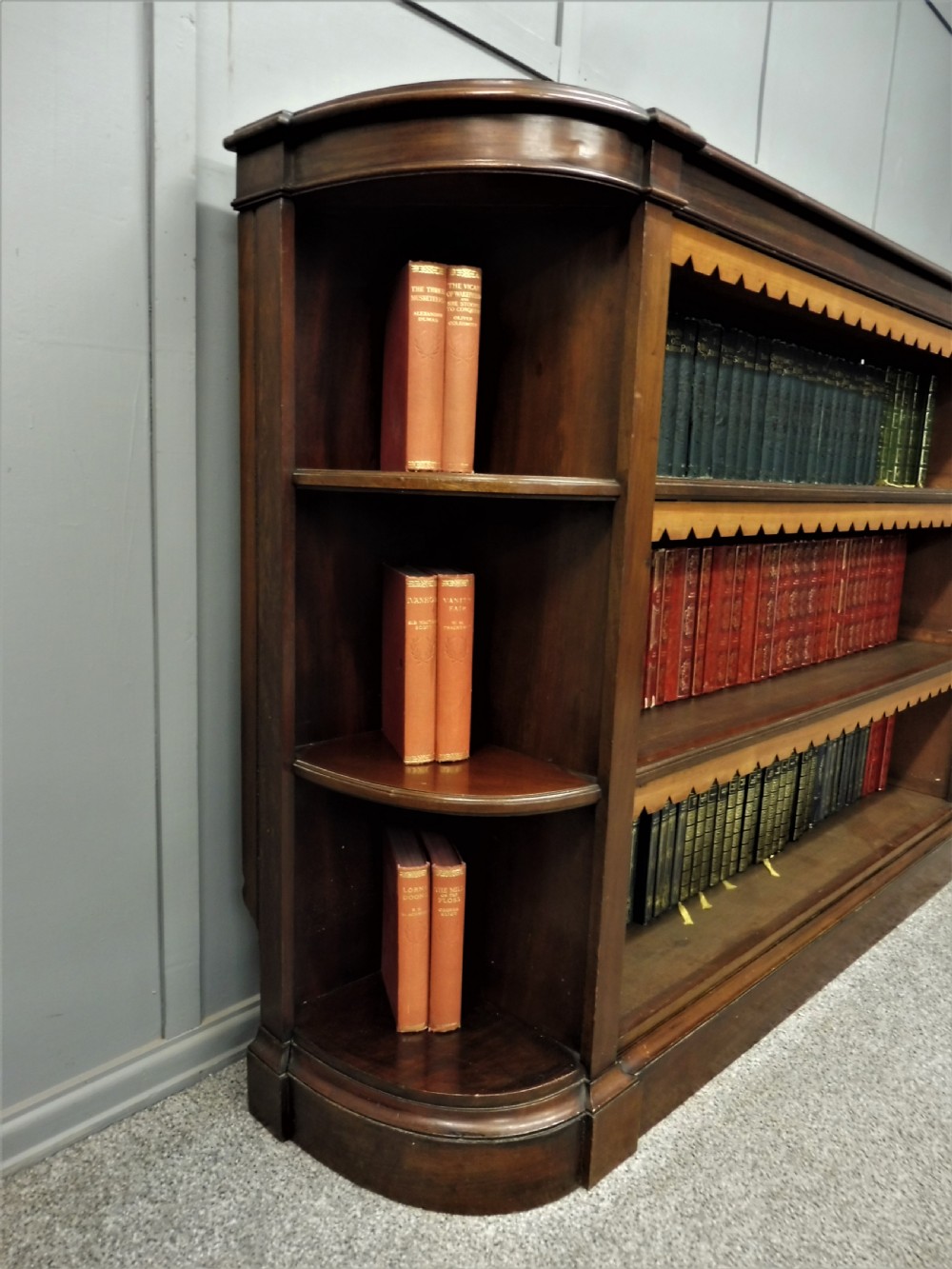 VICTORIAN MAHOGANY BOOKCASE View VIII