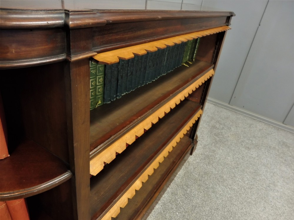 VICTORIAN MAHOGANY BOOKCASE View IX