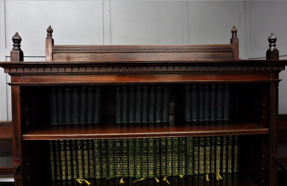 LARGE VICTORIAN ROSEWOOD BOOKCASE View IV