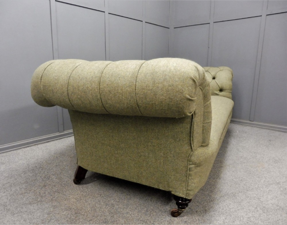 LARGE VICTORIAN CHESTERFIELD SOFA View VIII