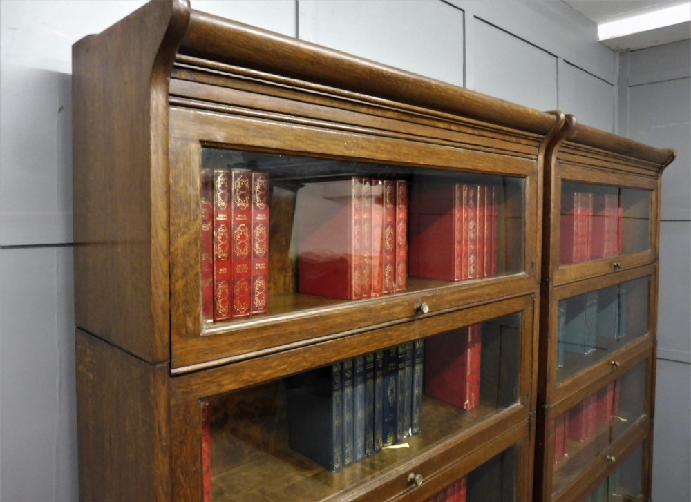  A TALL PAIR OF GUNN STACKING BOOKCASES View IV