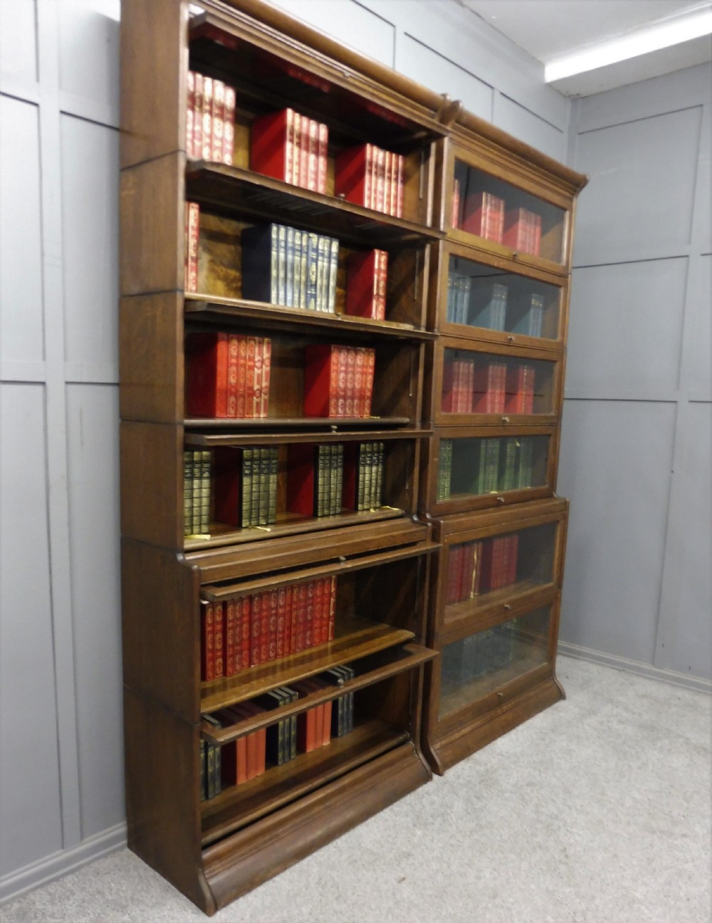  A TALL PAIR OF GUNN STACKING BOOKCASES View VII
