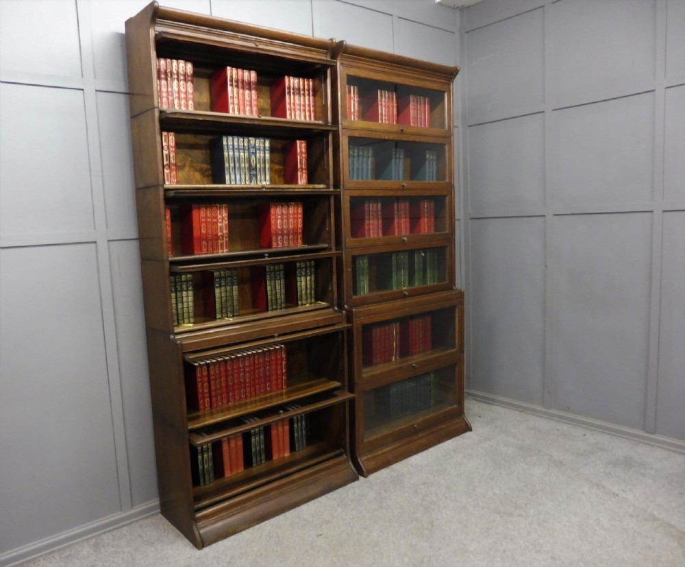  A TALL PAIR OF GUNN STACKING BOOKCASES View IX