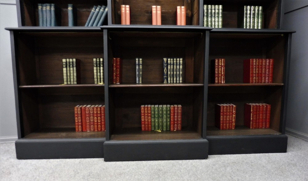 LARGE RUSTIC VICTORIAN PAINTED BOOKCASE View VI