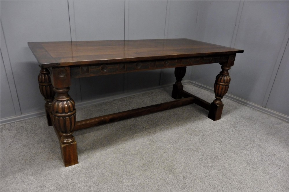 OAK REFECTORY DINING TABLE