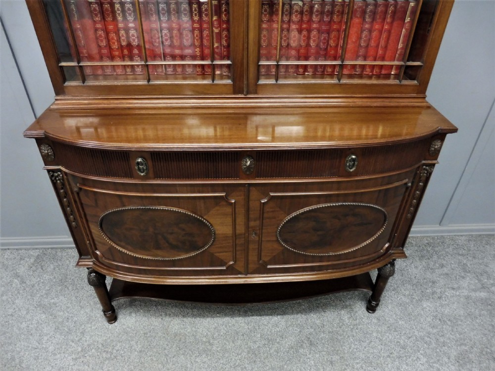 SUPERIOR QUALITY EDWARDIAN SECRETAIRE BOOKCASE BY CHRISTOPHER PRATT View IX