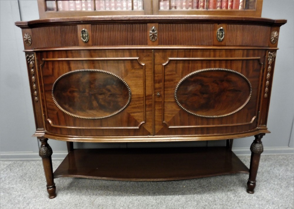 SUPERIOR QUALITY EDWARDIAN SECRETAIRE BOOKCASE BY CHRISTOPHER PRATT View X