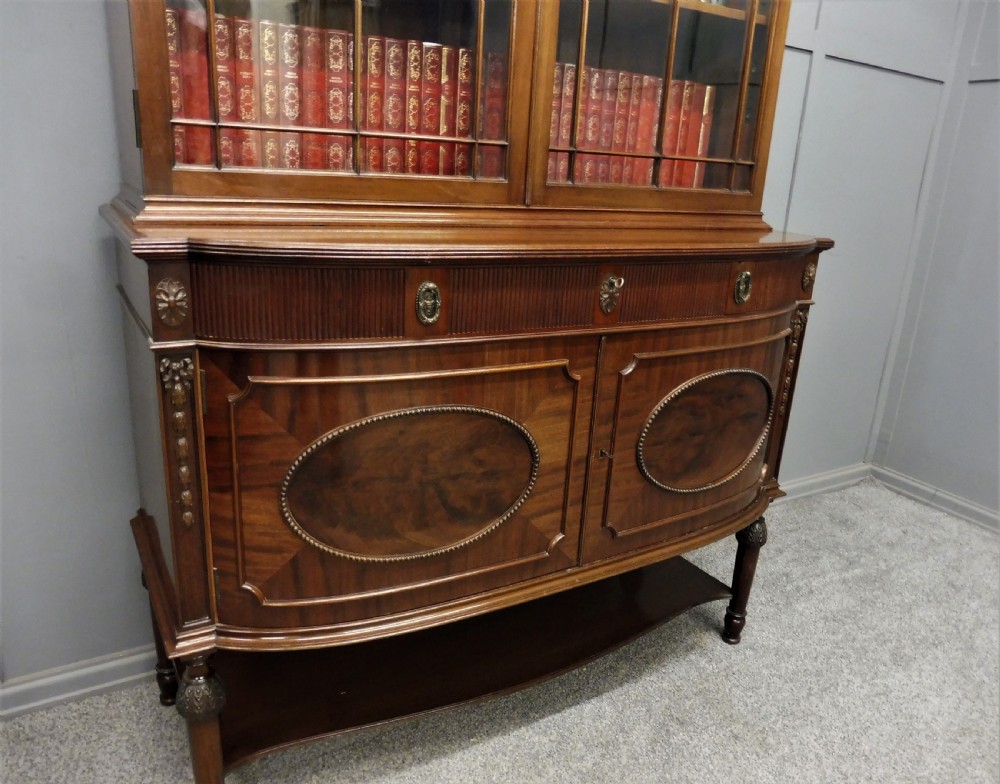 SUPERIOR QUALITY EDWARDIAN SECRETAIRE BOOKCASE BY CHRISTOPHER PRATT View XI