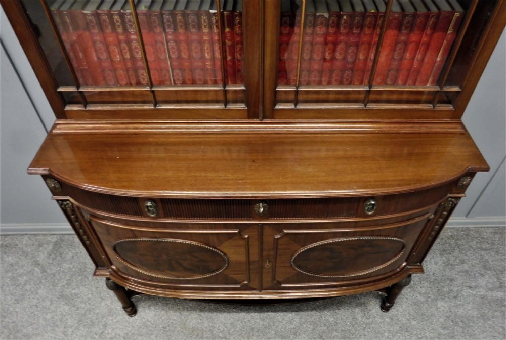 SUPERIOR QUALITY EDWARDIAN SECRETAIRE BOOKCASE BY CHRISTOPHER PRATT View XIX