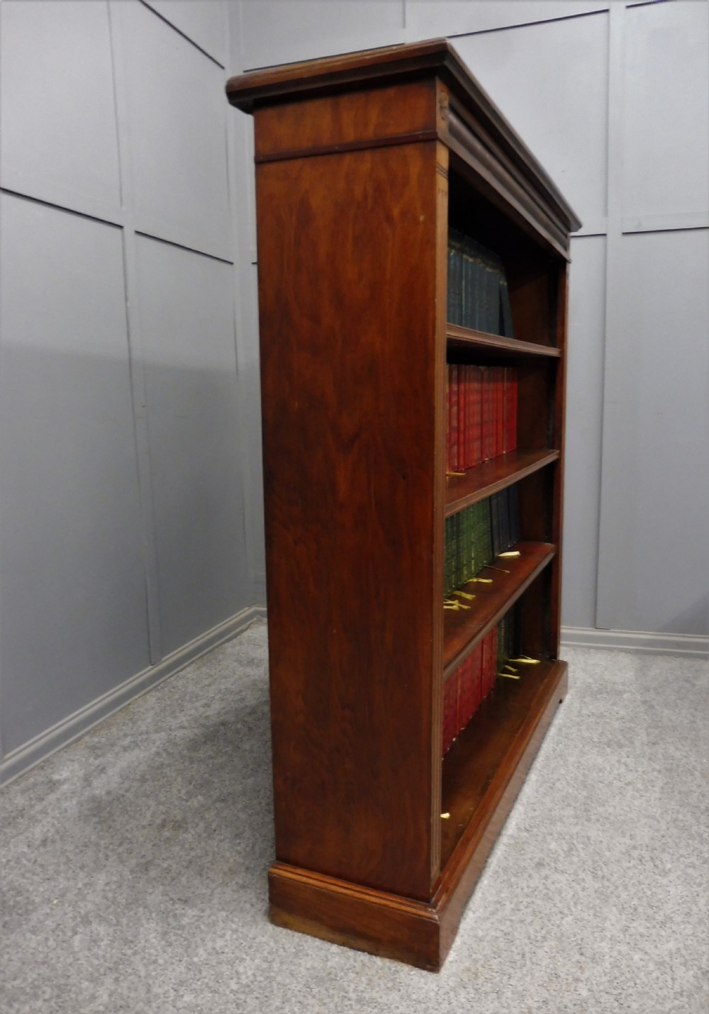 LATE VICTORIAN WALNUT BOOKCASE View VIII