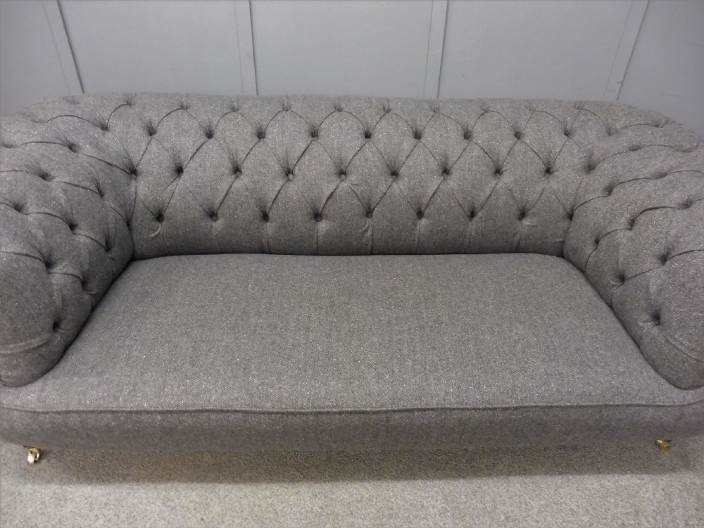 LARGE FULLY RESTORED VICTORIAN CHESTERFIELD SOFA View VIII