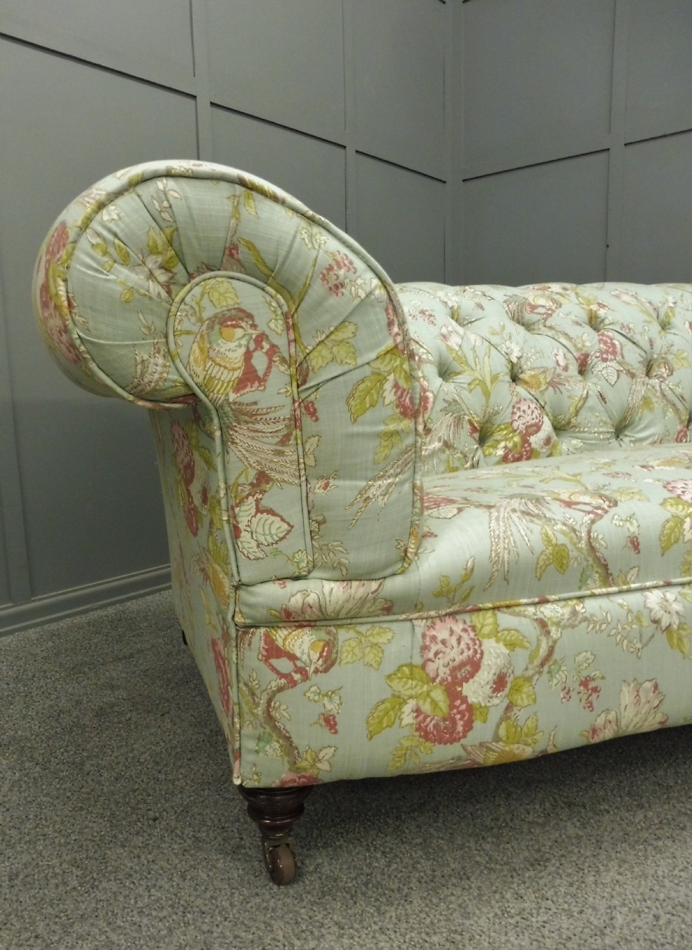 FULLY RESTORED ANTIQUE CHESTERFIELD SOFA View III