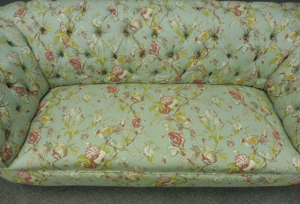 FULLY RESTORED ANTIQUE CHESTERFIELD SOFA View V