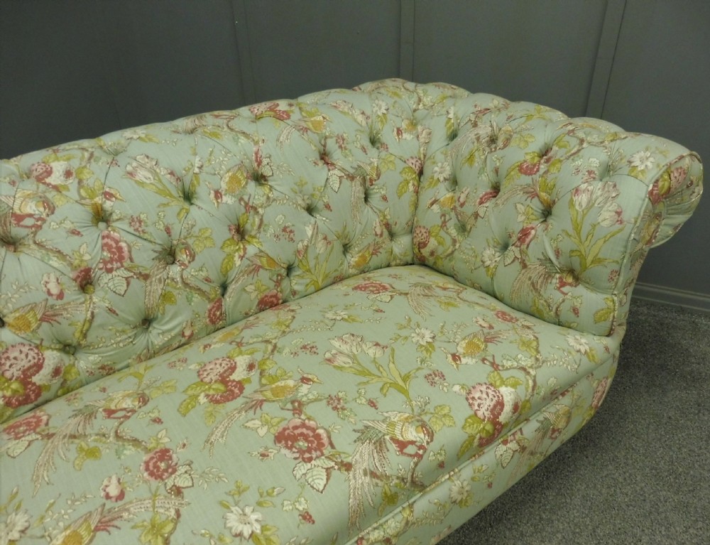 FULLY RESTORED ANTIQUE CHESTERFIELD SOFA View VI