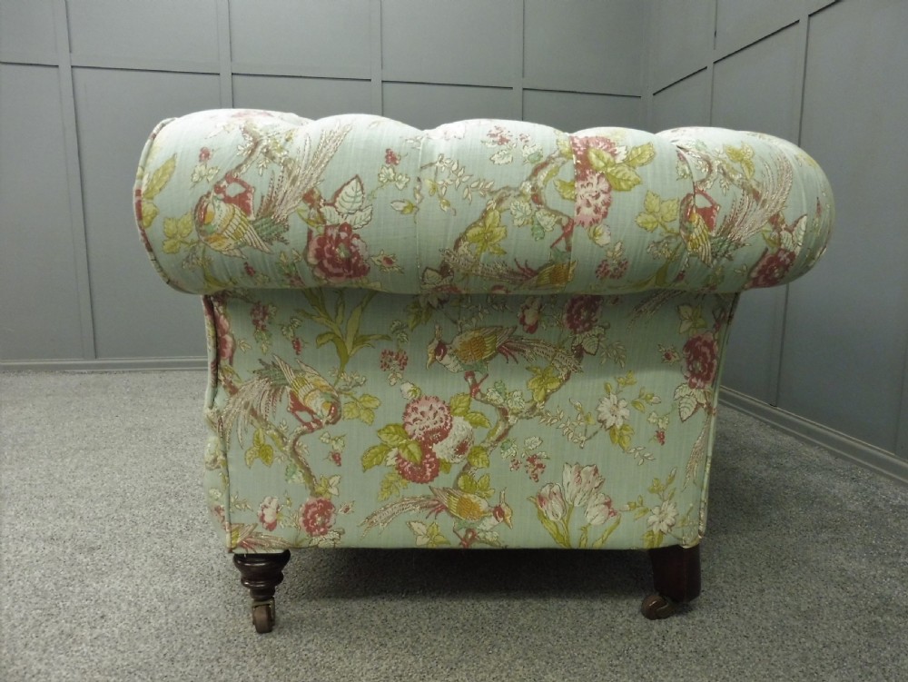 FULLY RESTORED ANTIQUE CHESTERFIELD SOFA View X