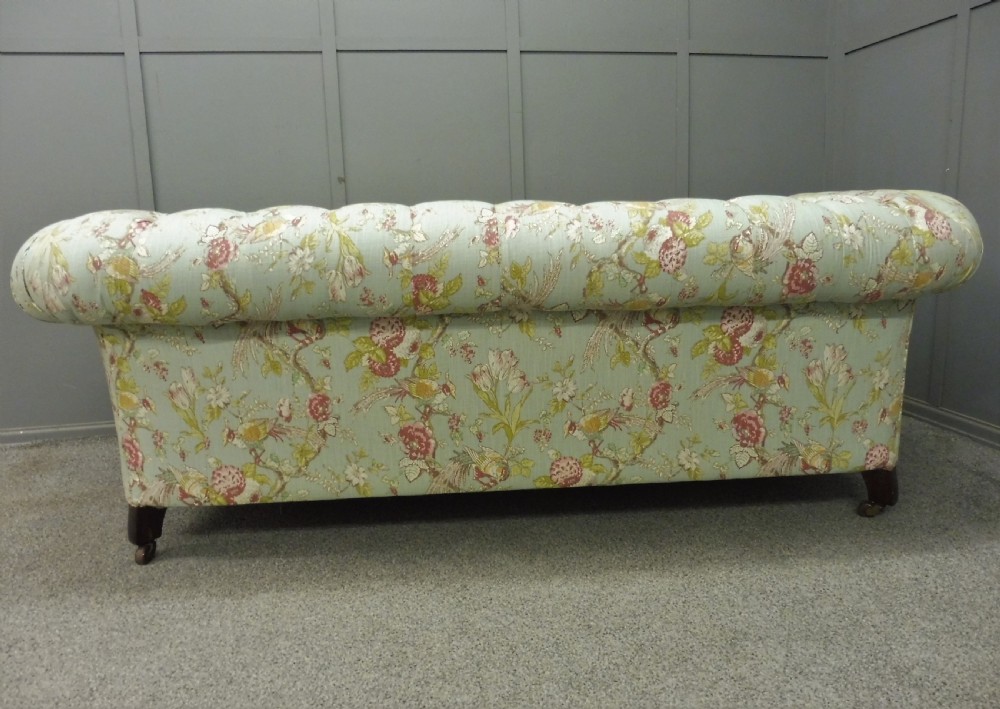 FULLY RESTORED ANTIQUE CHESTERFIELD SOFA View XI