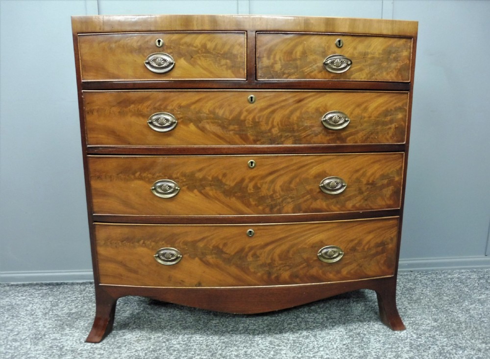 GEORGIAN MAHOGANY CHEST OF DRAWERS CIRCA 1780-1800 View IV