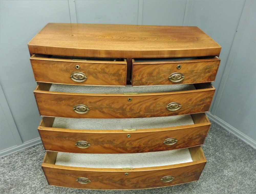 GEORGIAN MAHOGANY CHEST OF DRAWERS CIRCA 1780-1800 View IX