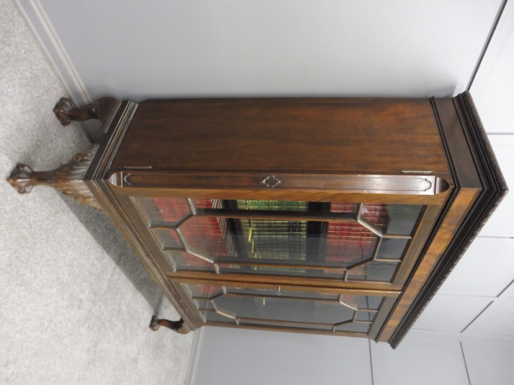 EDWARDIAN MAHOGANY BOOKCASE BY MAPLE AND CO View III