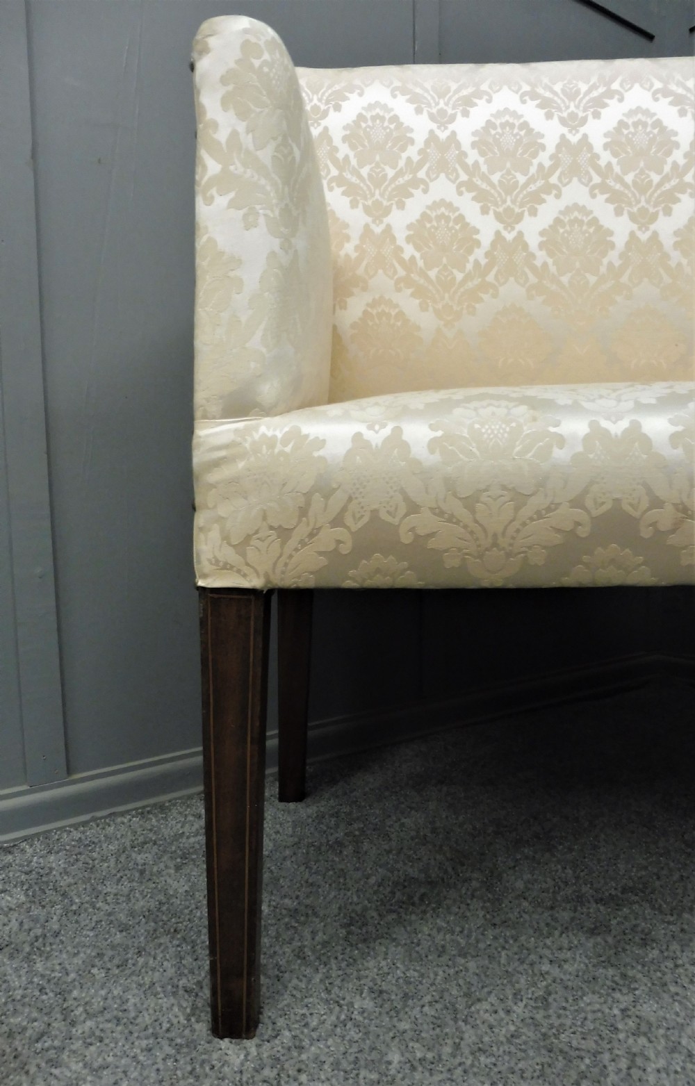 SMALL EDWARDIAN INLAID SOFA View III
