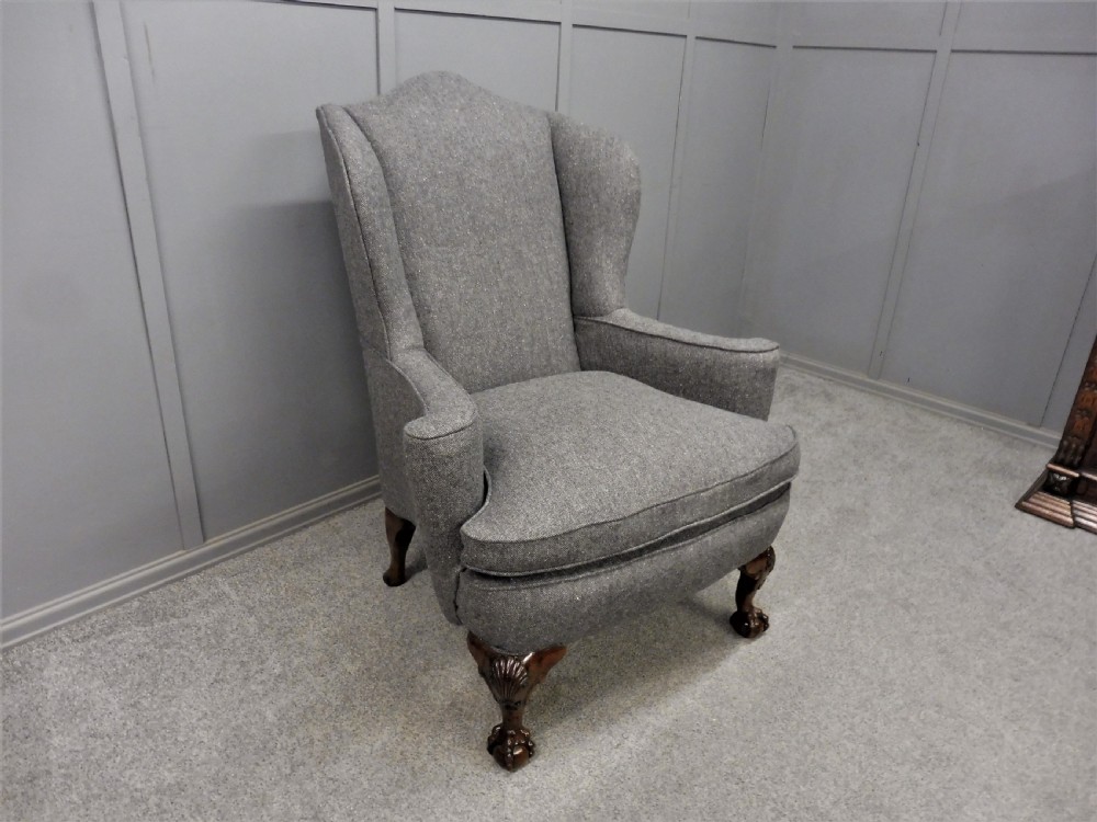 GEORGIAN STYLE EDWARDIAN ARMCHAIR View II
