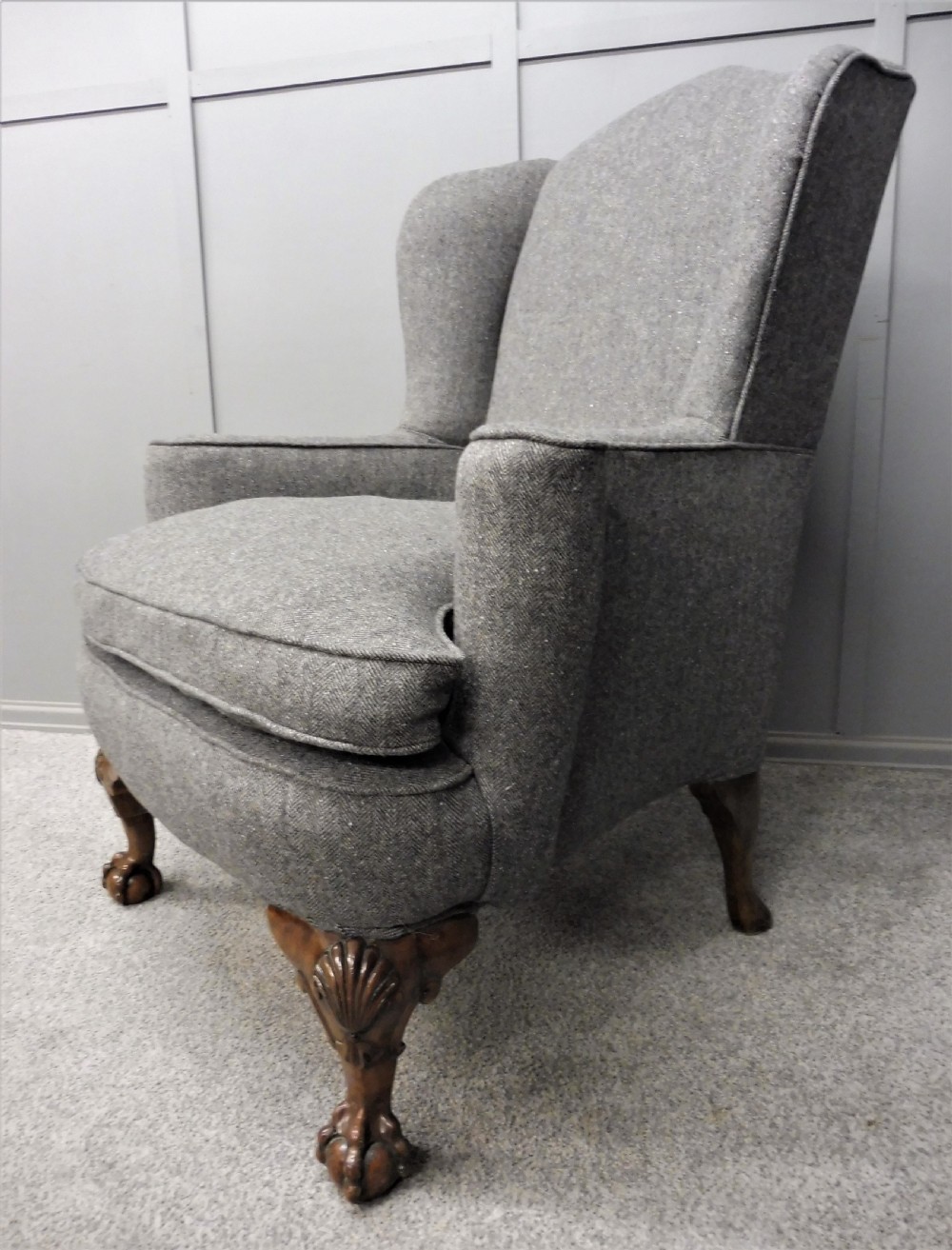 GEORGIAN STYLE EDWARDIAN ARMCHAIR View IX