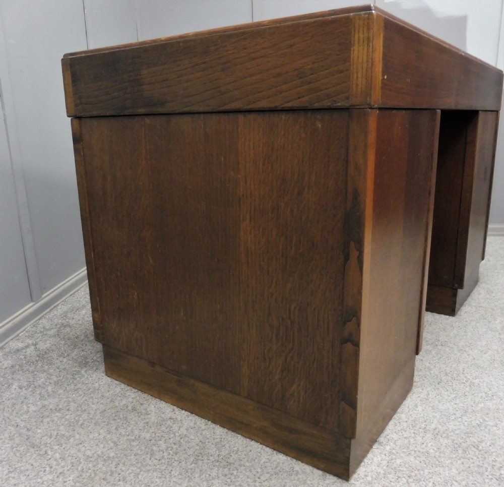 OAK ART DECO DESK View VI