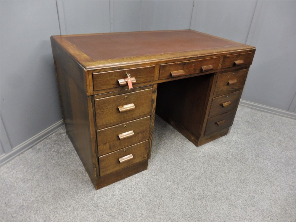 OAK ART DECO DESK View VIII
