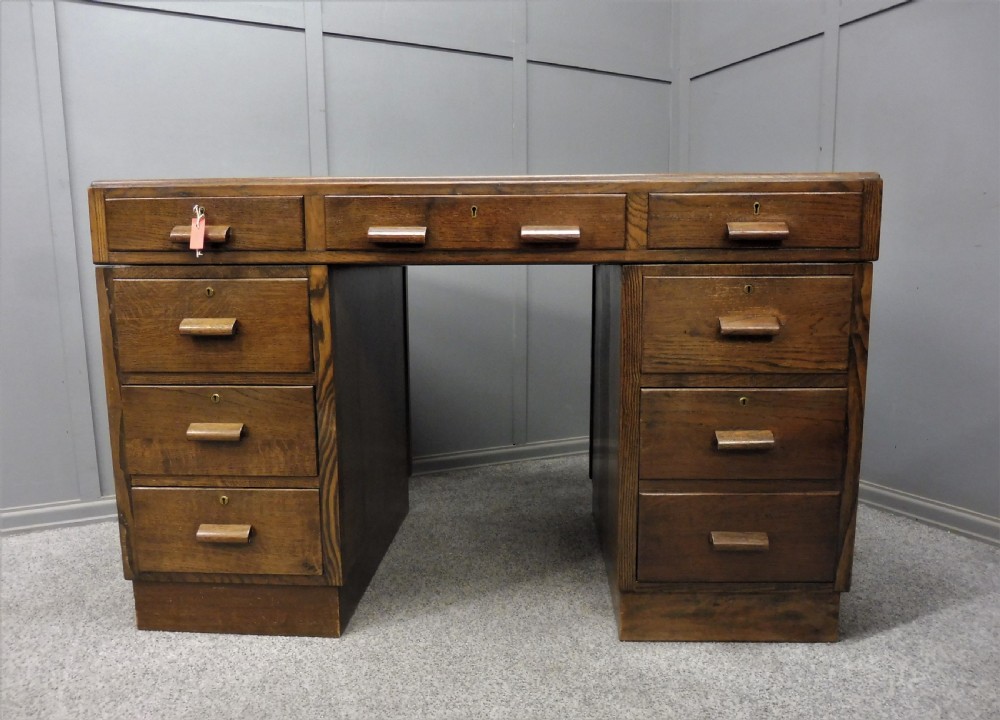 OAK ART DECO DESK View X