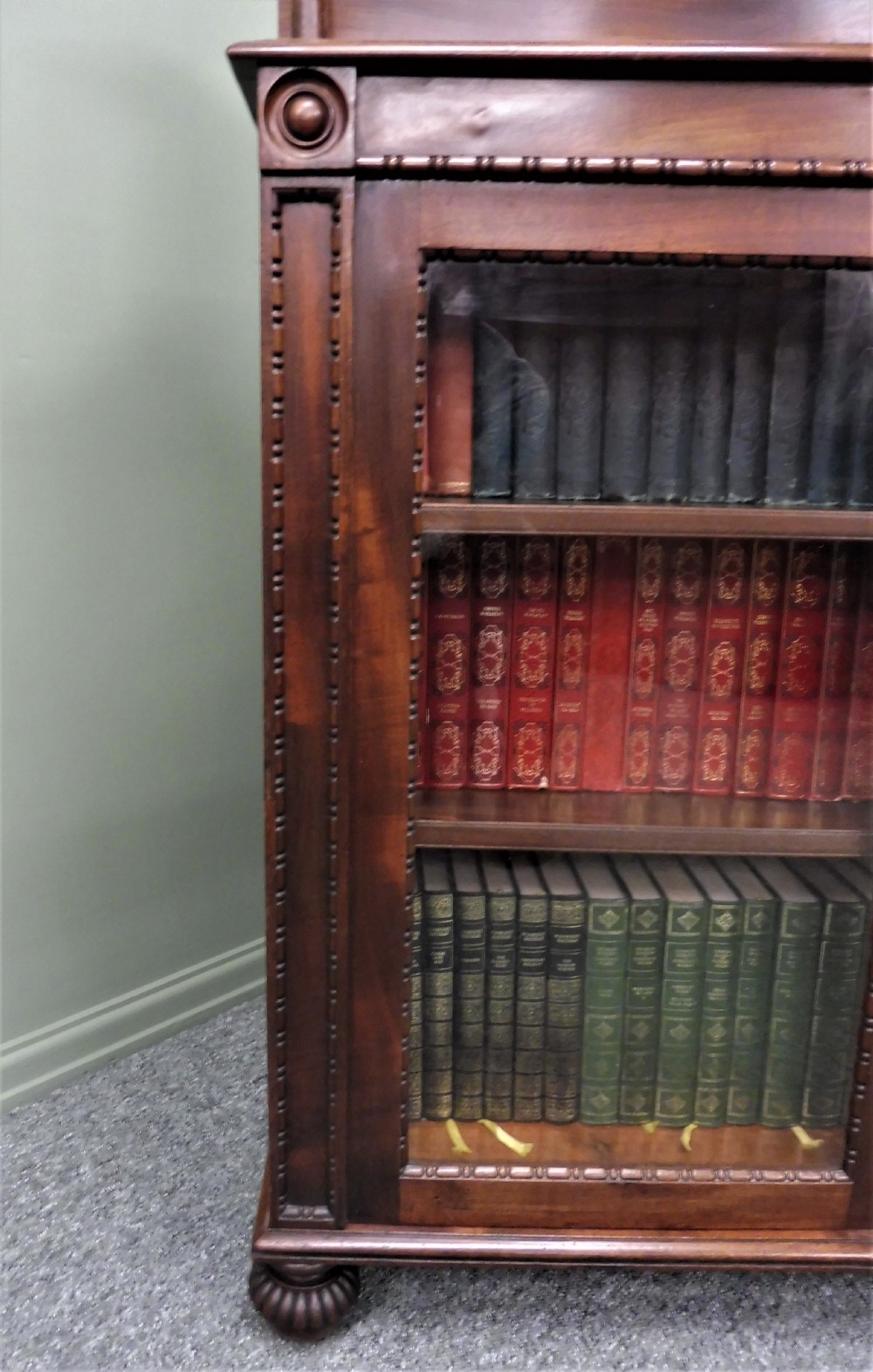 FINE QUALITY CHIFFIONER BOOKCASE ATTRIBUTED TO GILLOWS OF LANCASTER View VII