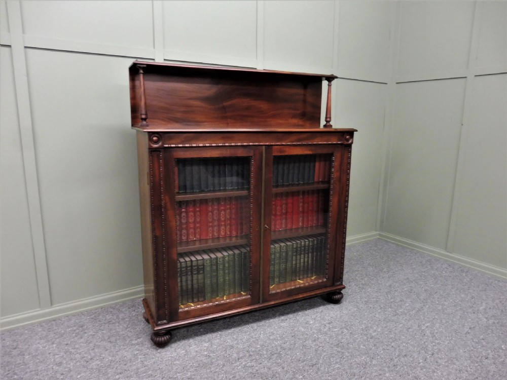 FINE QUALITY CHIFFIONER BOOKCASE ATTRIBUTED TO GILLOWS OF LANCASTER View XIV
