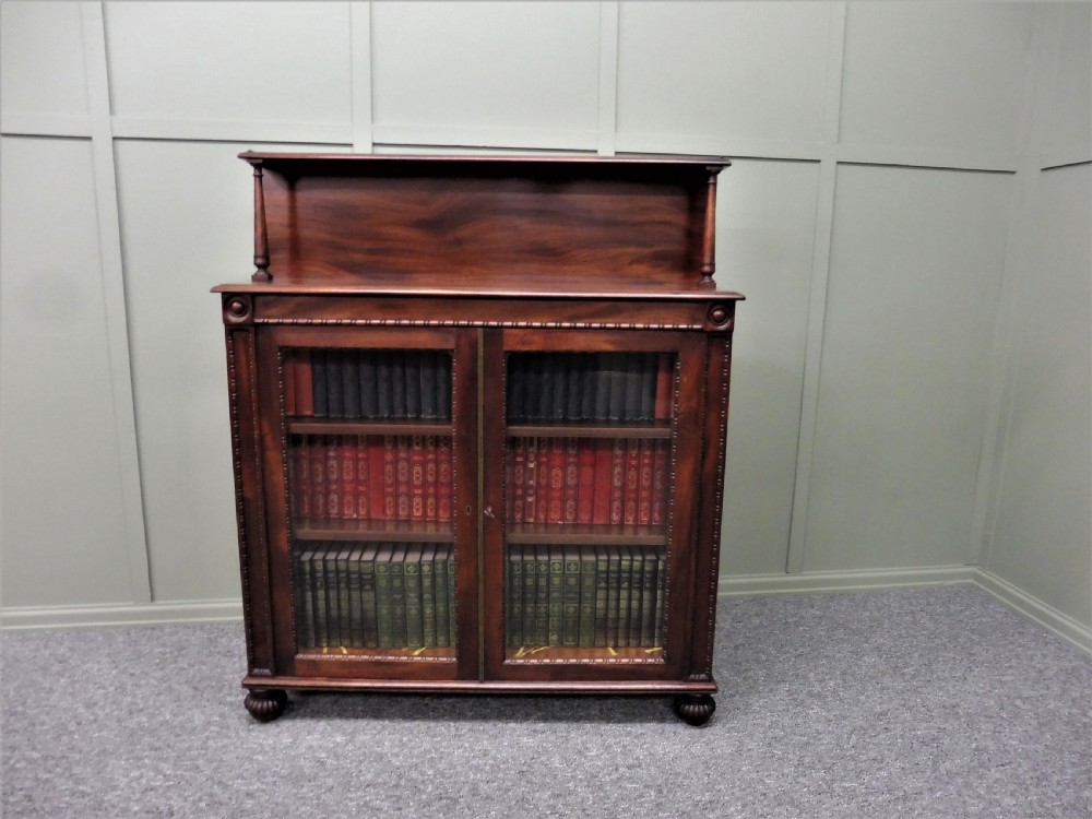 FINE QUALITY CHIFFIONER BOOKCASE ATTRIBUTED TO GILLOWS OF LANCASTER View XV
