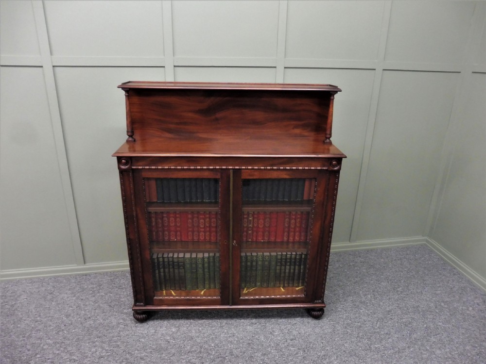 FINE QUALITY CHIFFIONER BOOKCASE ATTRIBUTED TO GILLOWS OF LANCASTER View XVI