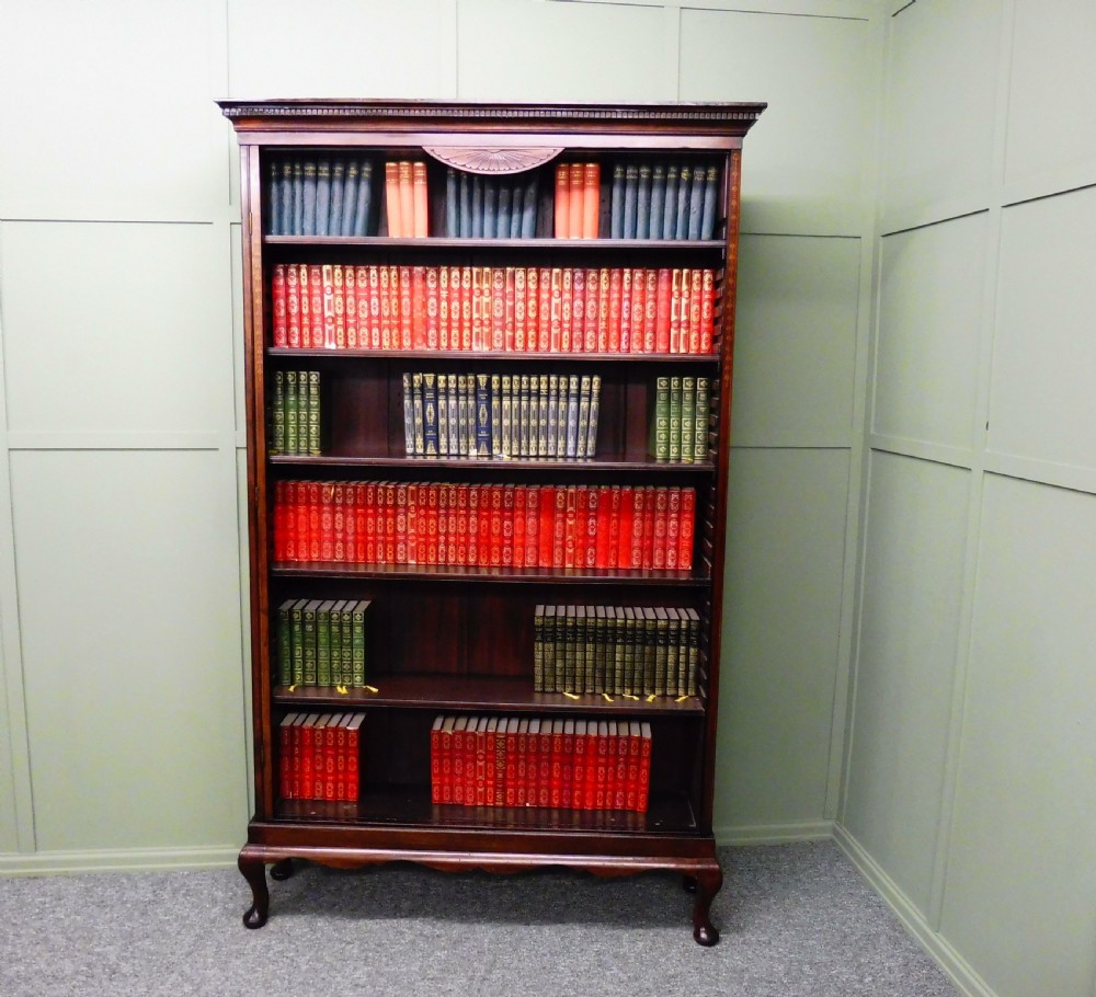 UNUSUAL 19TH CENTURY OPEN BOOKCASE View II