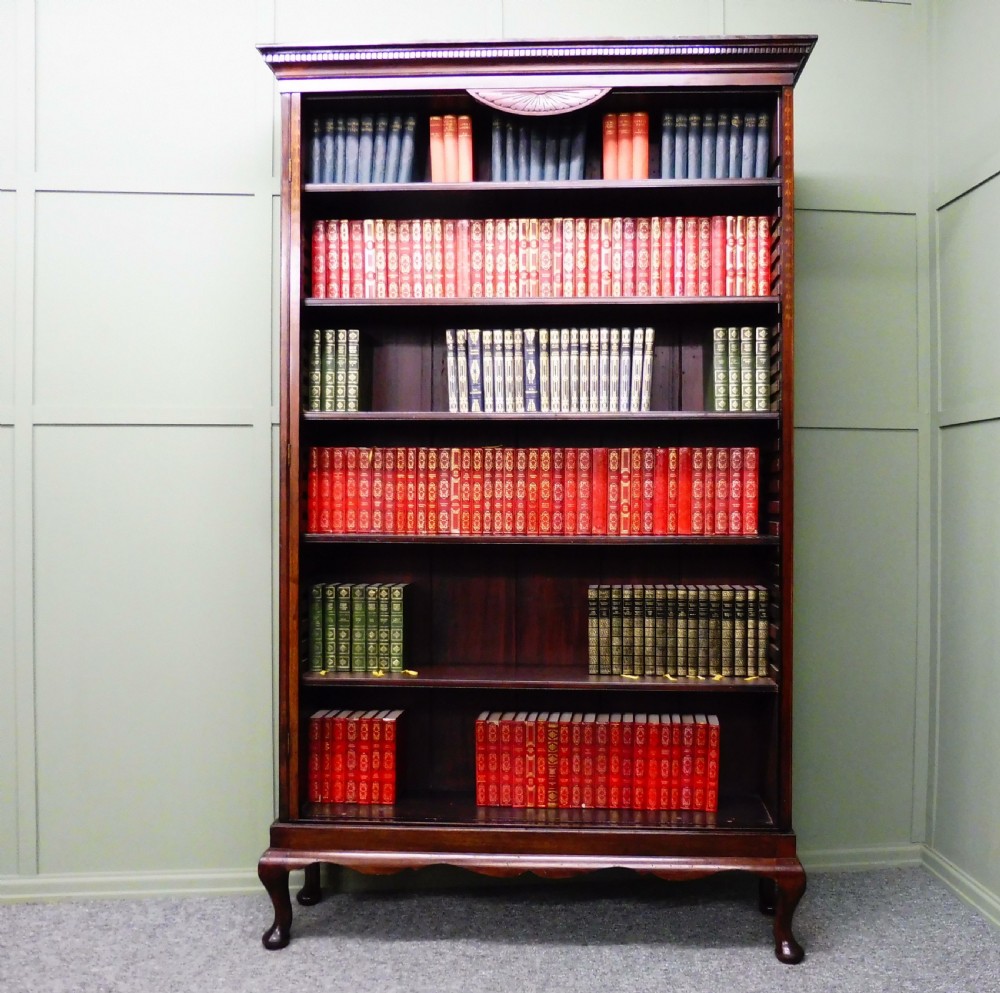 UNUSUAL 19TH CENTURY OPEN BOOKCASE View III