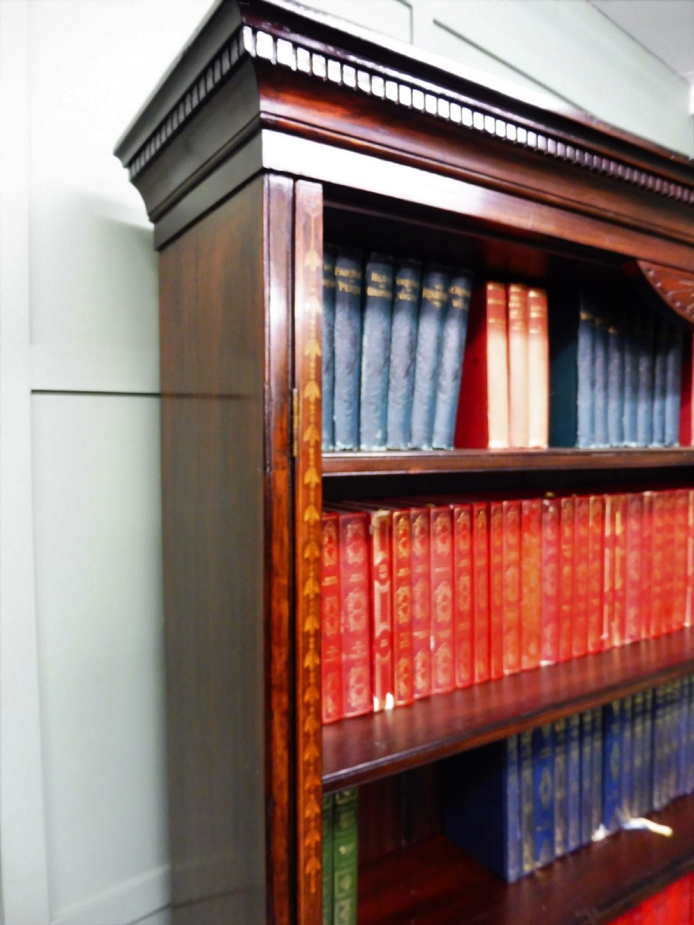 UNUSUAL 19TH CENTURY OPEN BOOKCASE View V