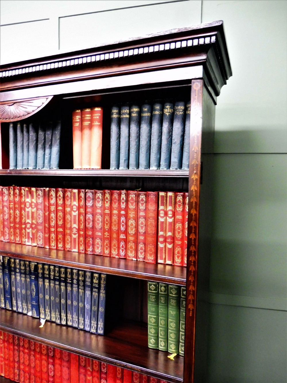 UNUSUAL 19TH CENTURY OPEN BOOKCASE View VI