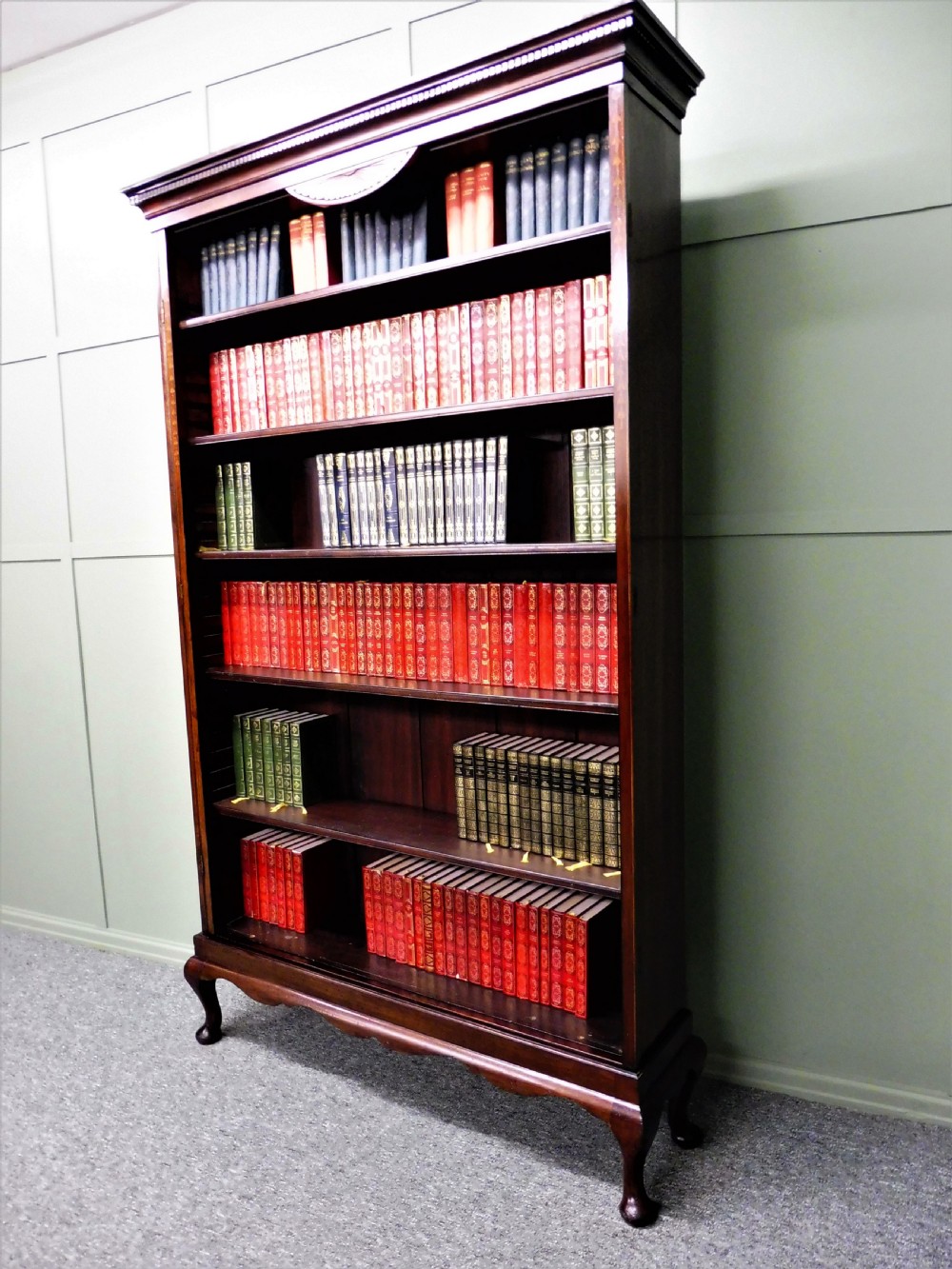 UNUSUAL 19TH CENTURY OPEN BOOKCASE View VII