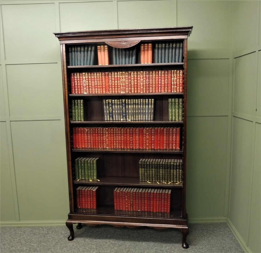 UNUSUAL 19TH CENTURY OPEN BOOKCASE View X