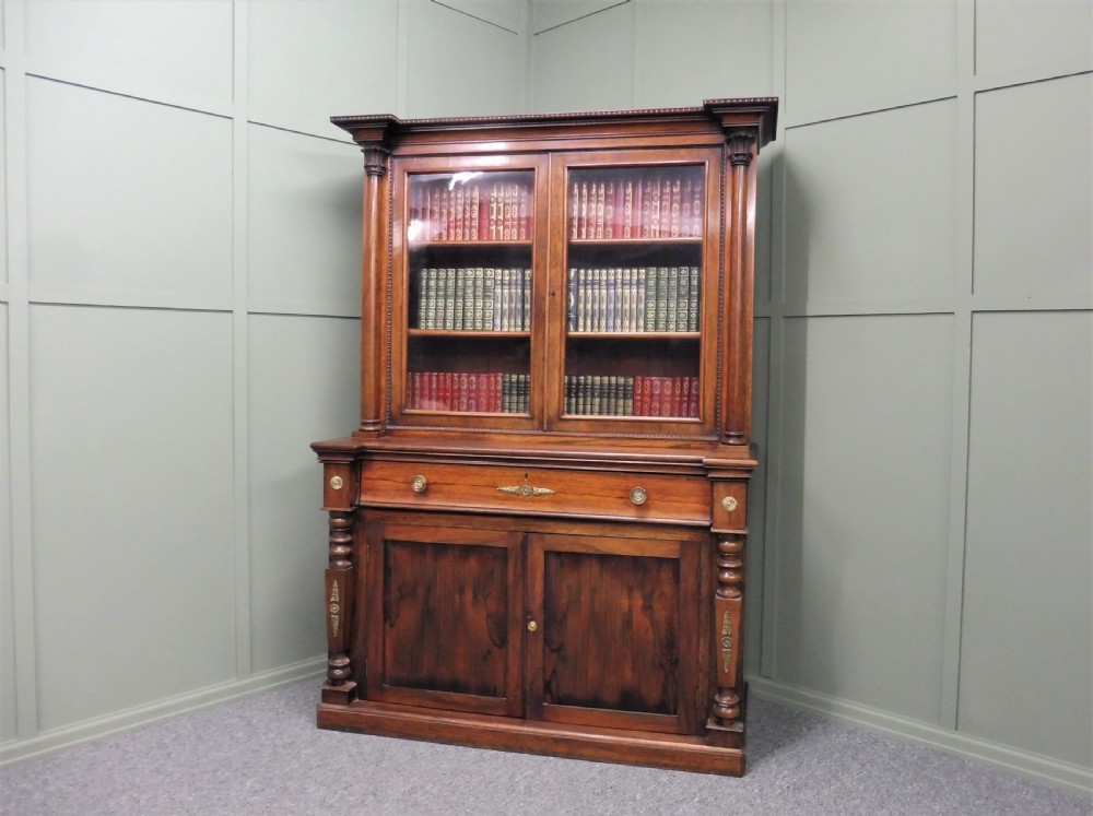 EARLY 19TH CENTURY ROSEWOOD BOOKCASE View III