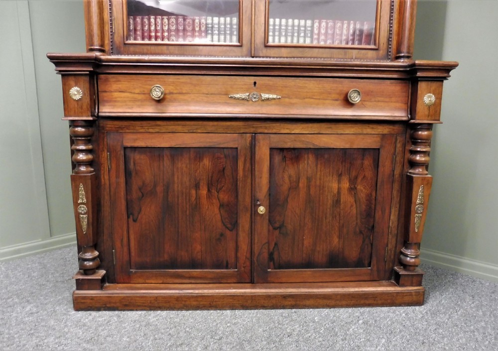 EARLY 19TH CENTURY ROSEWOOD BOOKCASE View VII