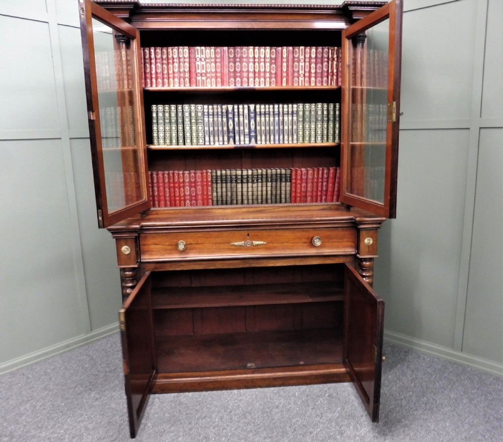 EARLY 19TH CENTURY ROSEWOOD BOOKCASE View X
