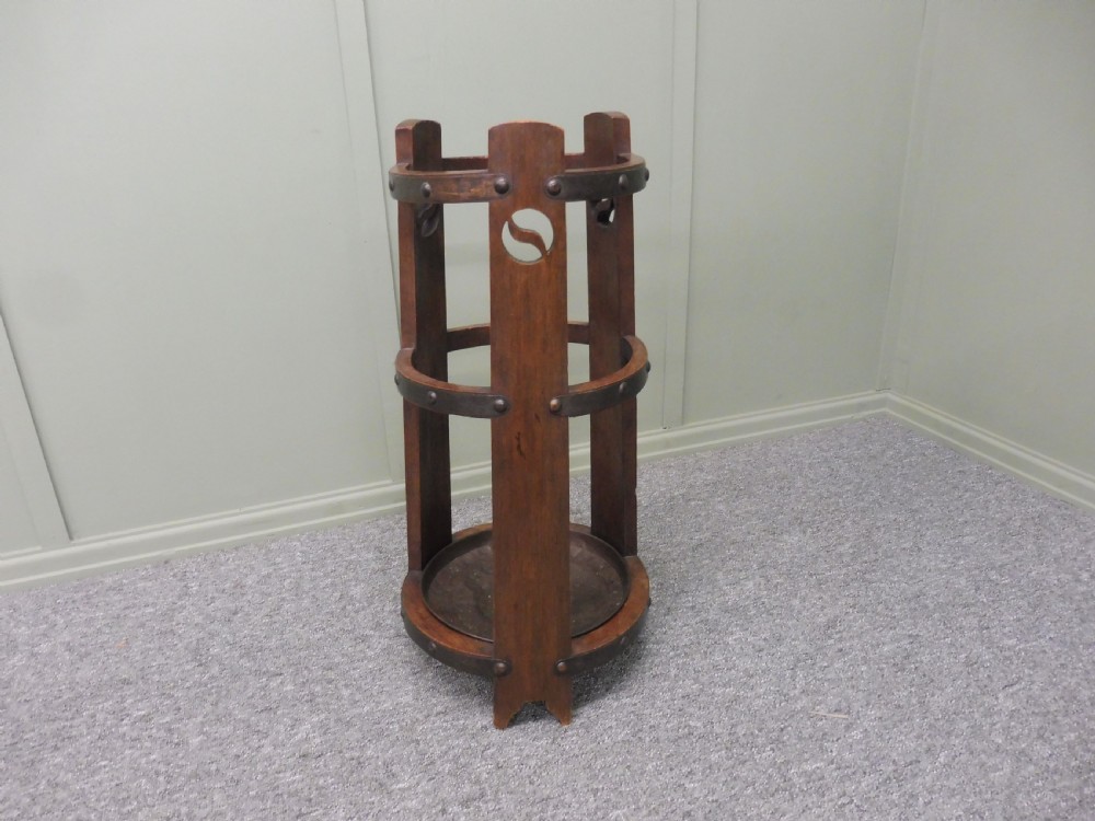 ARTS AND CRAFTS STICK STAND BY WYLIE AND LOCHHEAD
