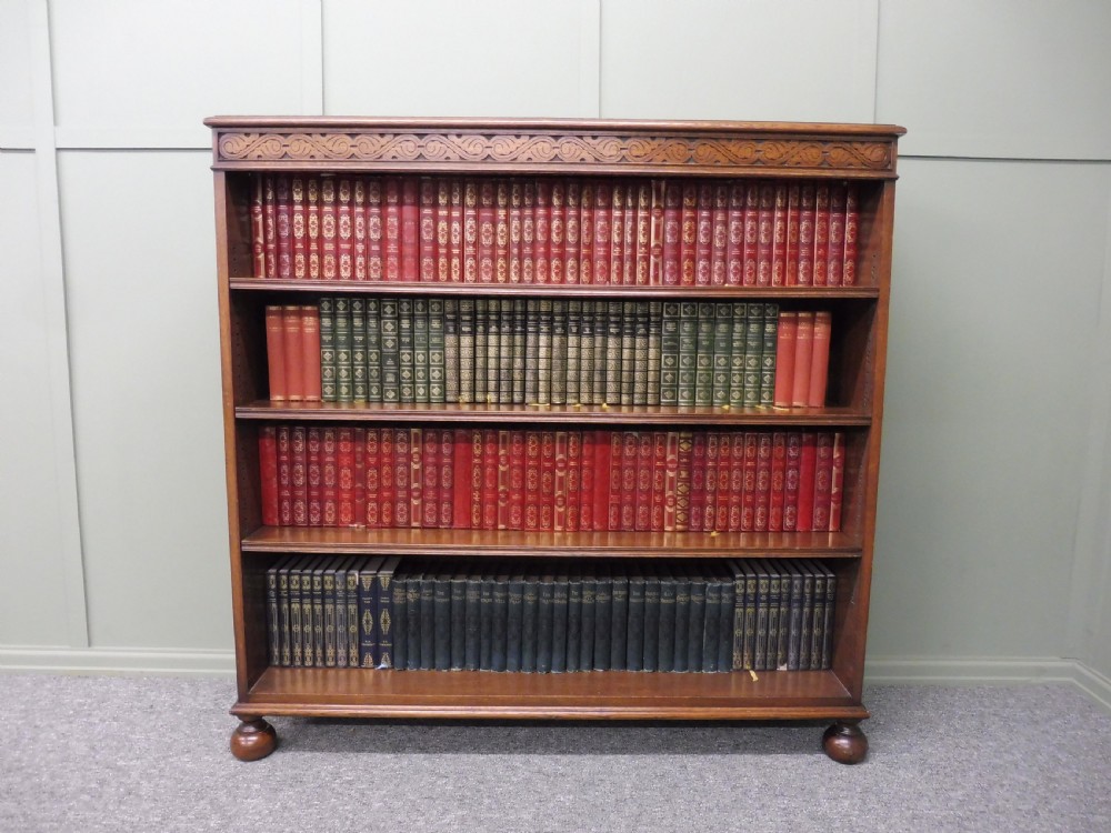 ANTIQUE OAK BOOKCASE View III