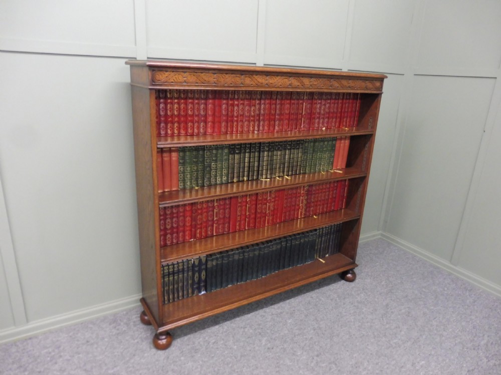 ANTIQUE OAK BOOKCASE View IV